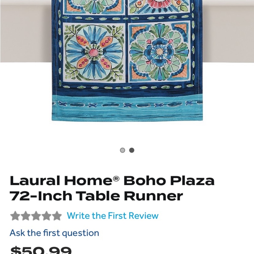 72inch table runner
